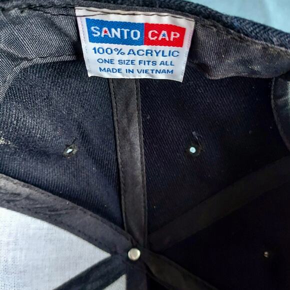 United States Air Force Embroidered Insignia Laurels Black Yellow Hook Loop Hat - Picture 5 of 6